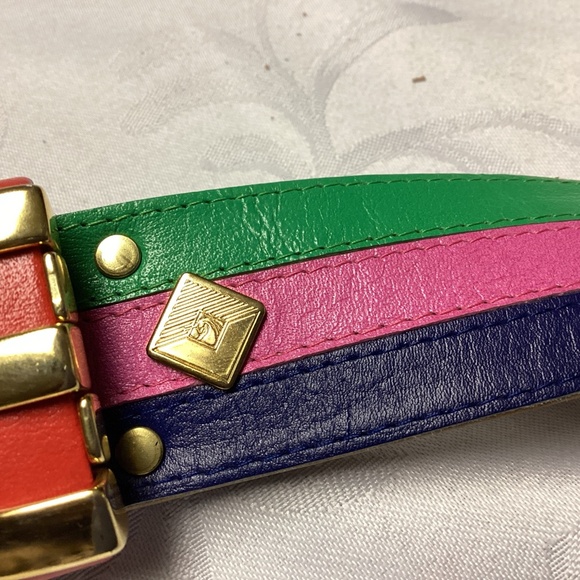 Vivienne Westwood ????? Belt MULTICOLORED size in 37. Awesome LEATHER - Picture 12 of 13